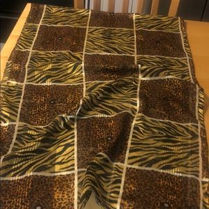 Beautiful Animal Print Scarf Made in India